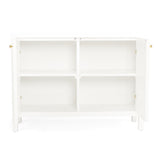 Aurelia Teak 2 Door Sideboard - 1.1m - White