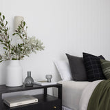 Aurelia Teak Nightstand - Black - 0.8m