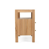 Aurelia Teak Nightstand - Natural - 0.8m