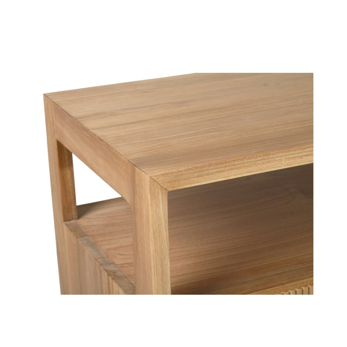 Aurelia Teak Nightstand - Natural - 0.8m