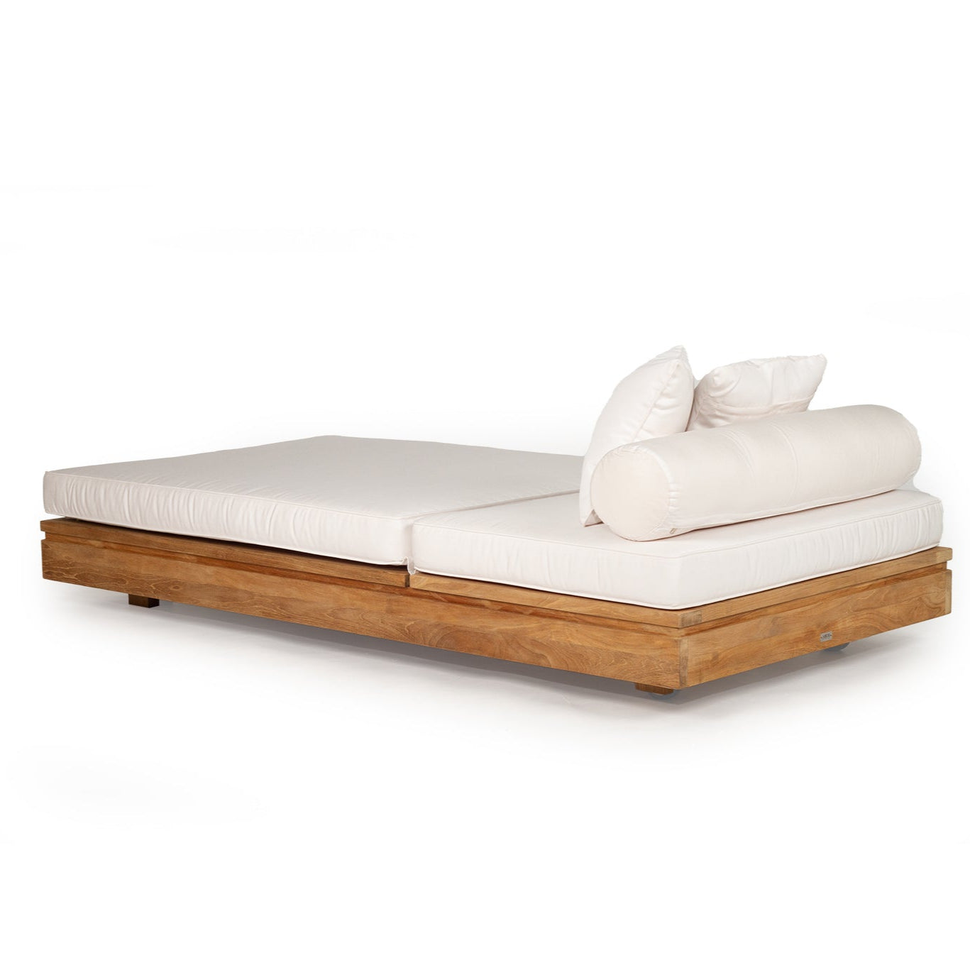 Ava Teak Outpost Sunlounger - 1m