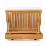 Ava Teak Outpost Sunlounger - 1m