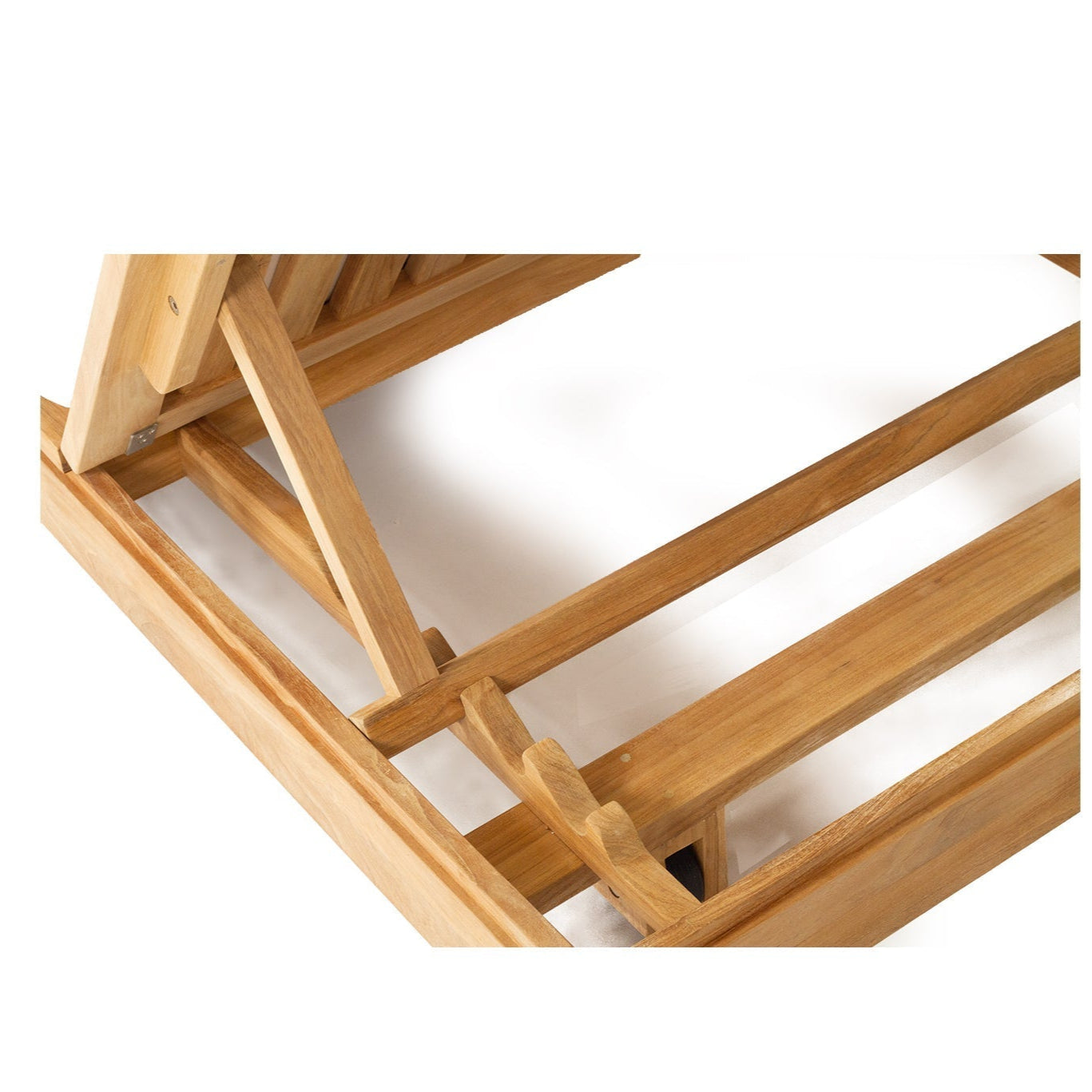 Ava Teak Outpost Sunlounger - 1m