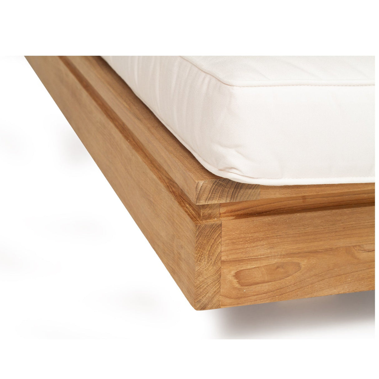 Ava Teak Outpost Sunlounger - 1m