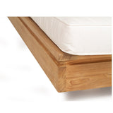 Ava Teak Outpost Sunlounger - 1m