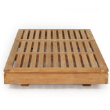 Ava Teak Outpost Sunlounger - 1m