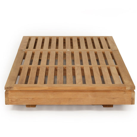Ava Teak Outpost Sunlounger - 1m