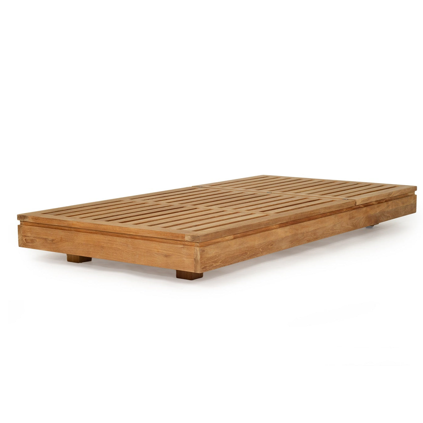 Ava Teak Outpost Sunlounger - 1m
