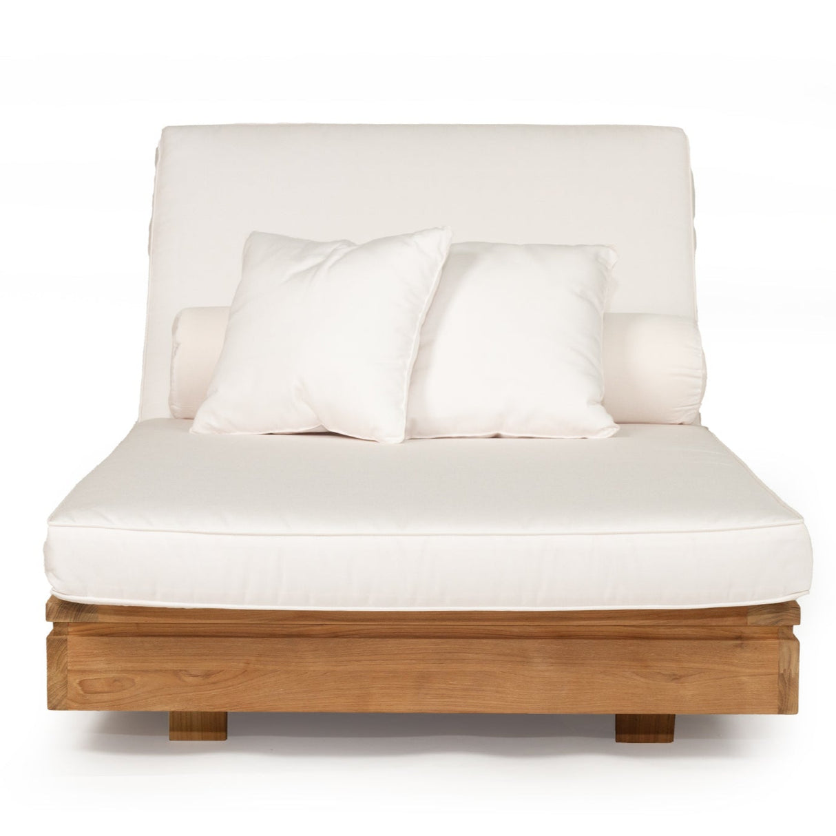 Ava Teak Outpost Sunlounger - 1m