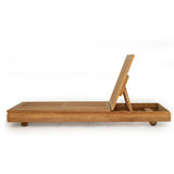 Ava Teak Outpost Sunlounger - 1m
