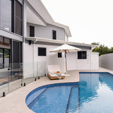 Ava Teak Outpost Sunlounger - 1m