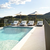 Ava Teak Outpost Sunlounger - 1m