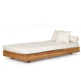 Ava Teak Outpost Sunlounger - 1m
