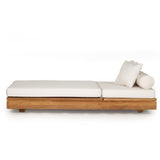 Ava Teak Outpost Sunlounger - 1m