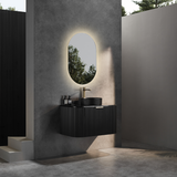 Avalon Wall Hung Vanity 900mm (Matte Black)