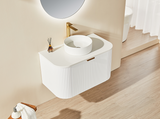 Avalon Wall Hung Vanity (Matte White)