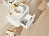 Avalon Wall Hung Vanity (Matte White)