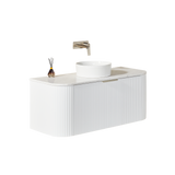 Avalon Wall Hung Vanity (Matte White)