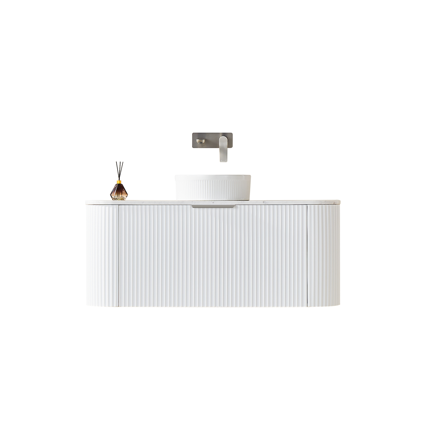 Avalon Wall Hung Vanity (Matte White)