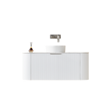 Avalon Wall Hung Vanity (Matte White)