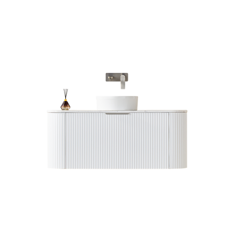 Avalon Wall Hung Vanity (Matte White)