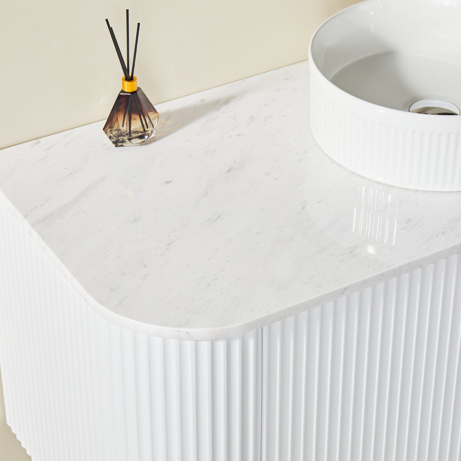 Avalon Wall Hung Vanity (Matte White)