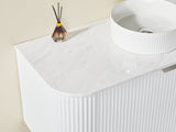Avalon Wall Hung Vanity (Matte White)