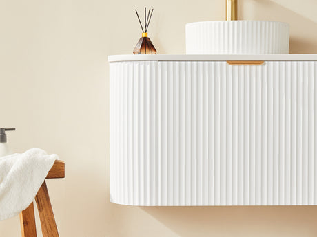 Avalon Wall Hung Vanity (Matte White)