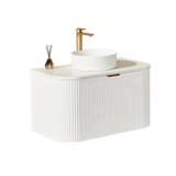 Avalon Wall Hung Vanity (Matte White)