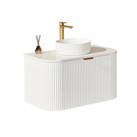 Avalon Wall Hung Vanity (Matte White)