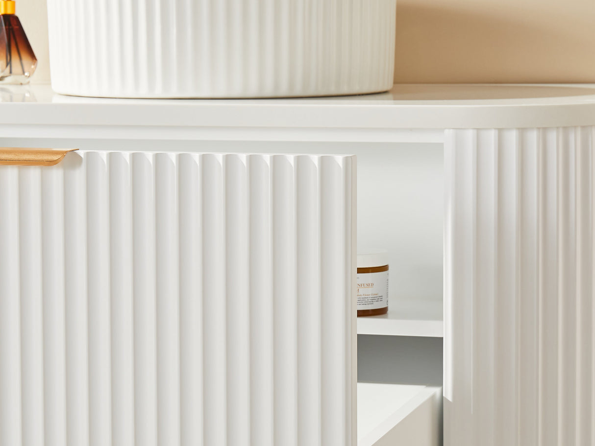 Avalon Wall Hung Vanity (Matte White)