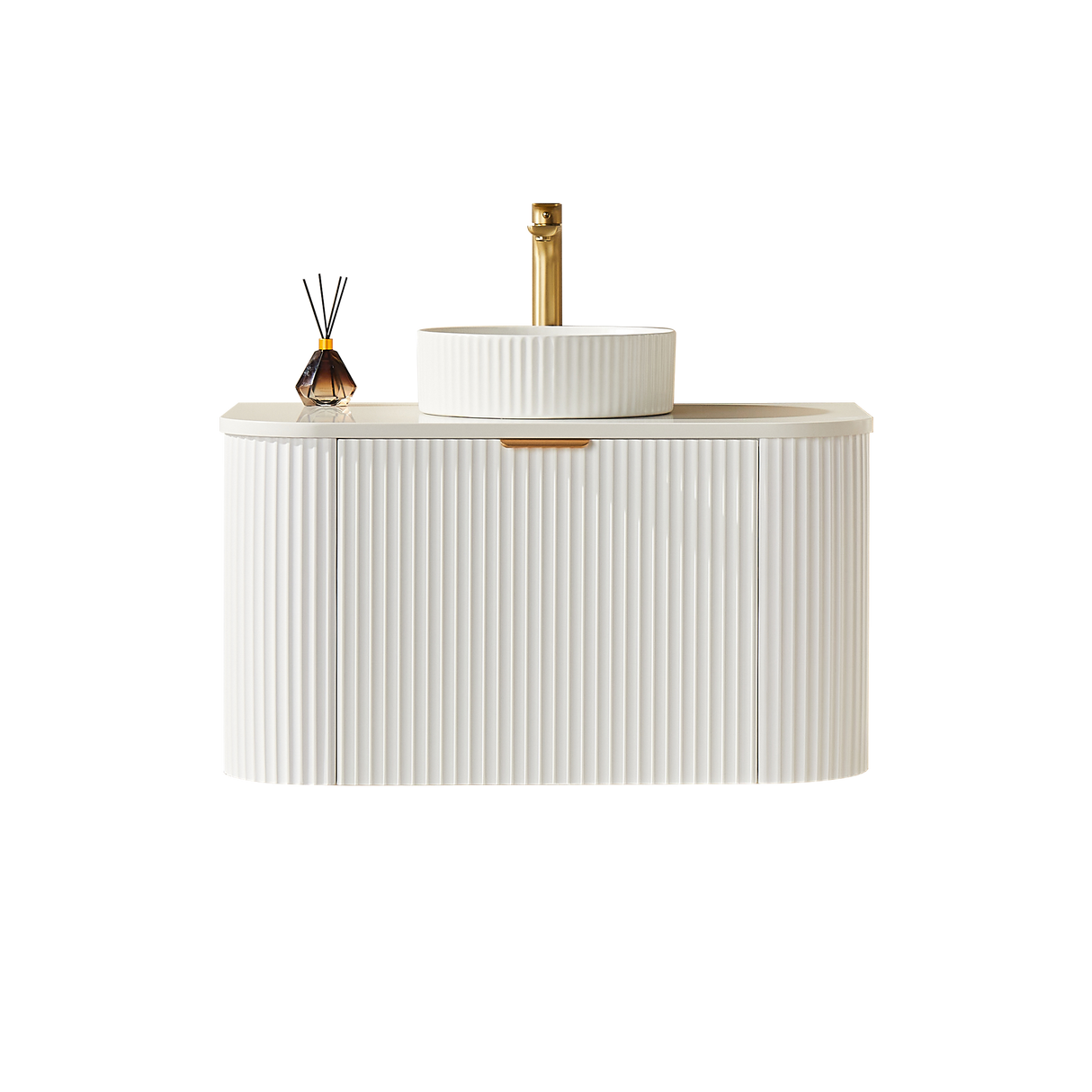 Avalon Wall Hung Vanity (Matte White)