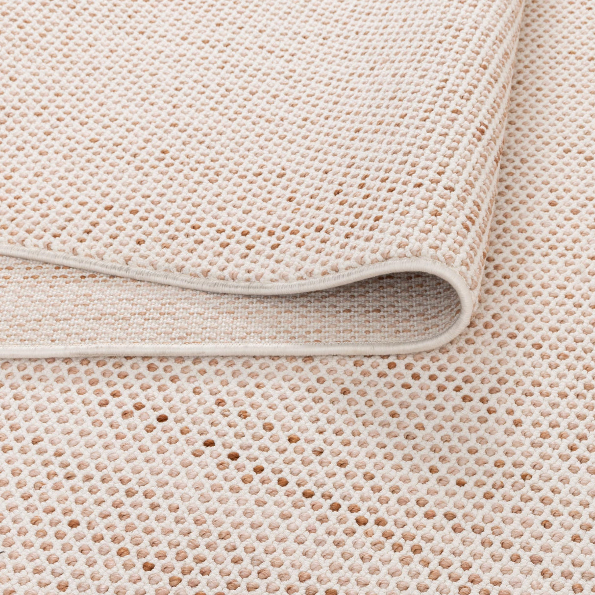 Berno Ivory Pink Loop Rug - B003