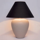 Picasso Table Lamp - Natural w Black Shade