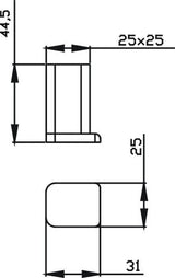 Elegant Robe Hook (Black)