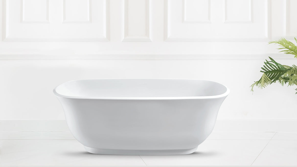 BADEN Freestanding Bathtub Overflow 1700mm/1500mm