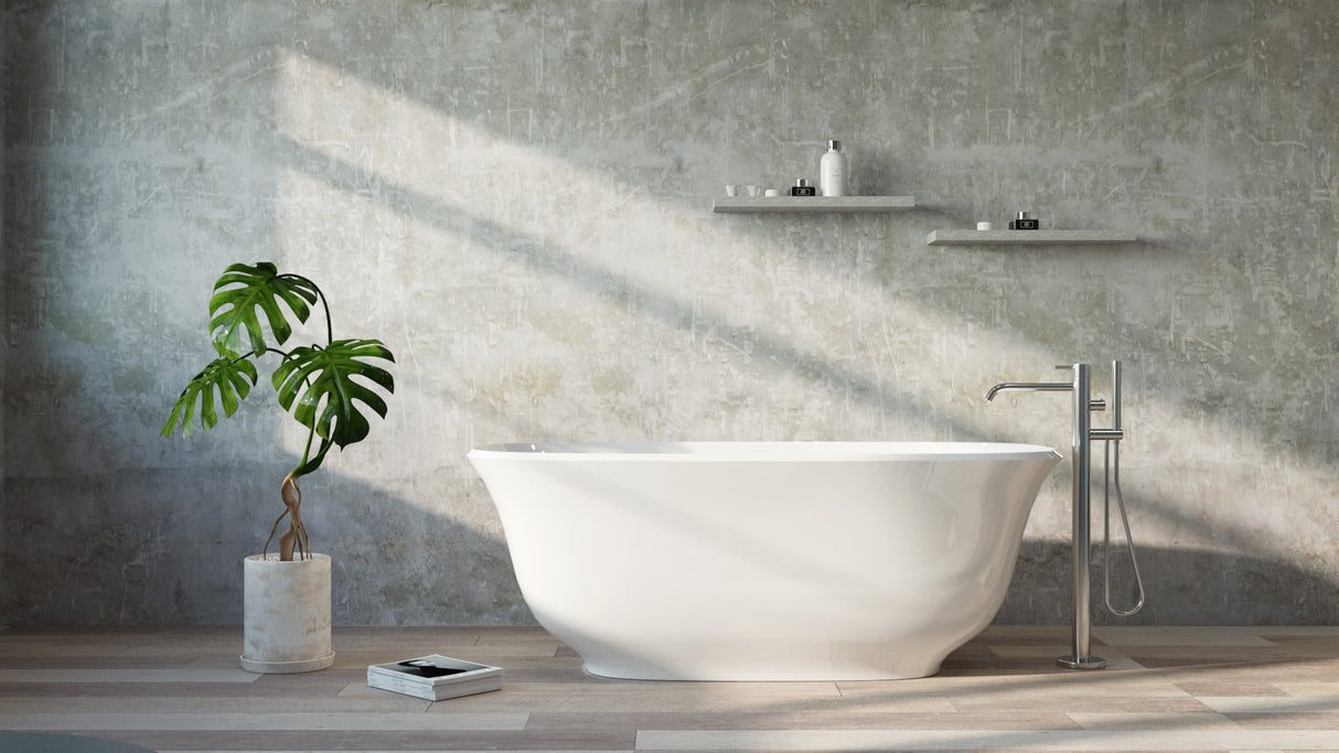 BADEN Freestanding Bathtub Overflow 1700mm/1500mm