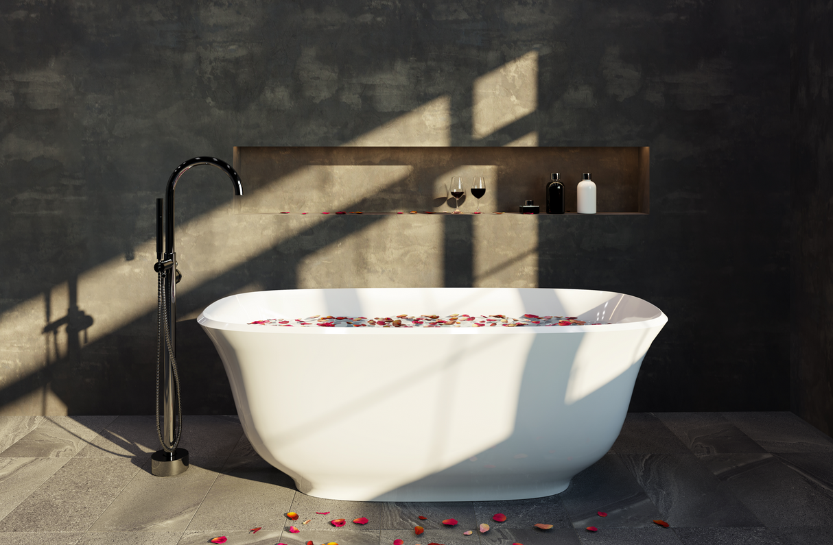 BADEN Freestanding Bathtub Overflow 1700mm/1500mm
