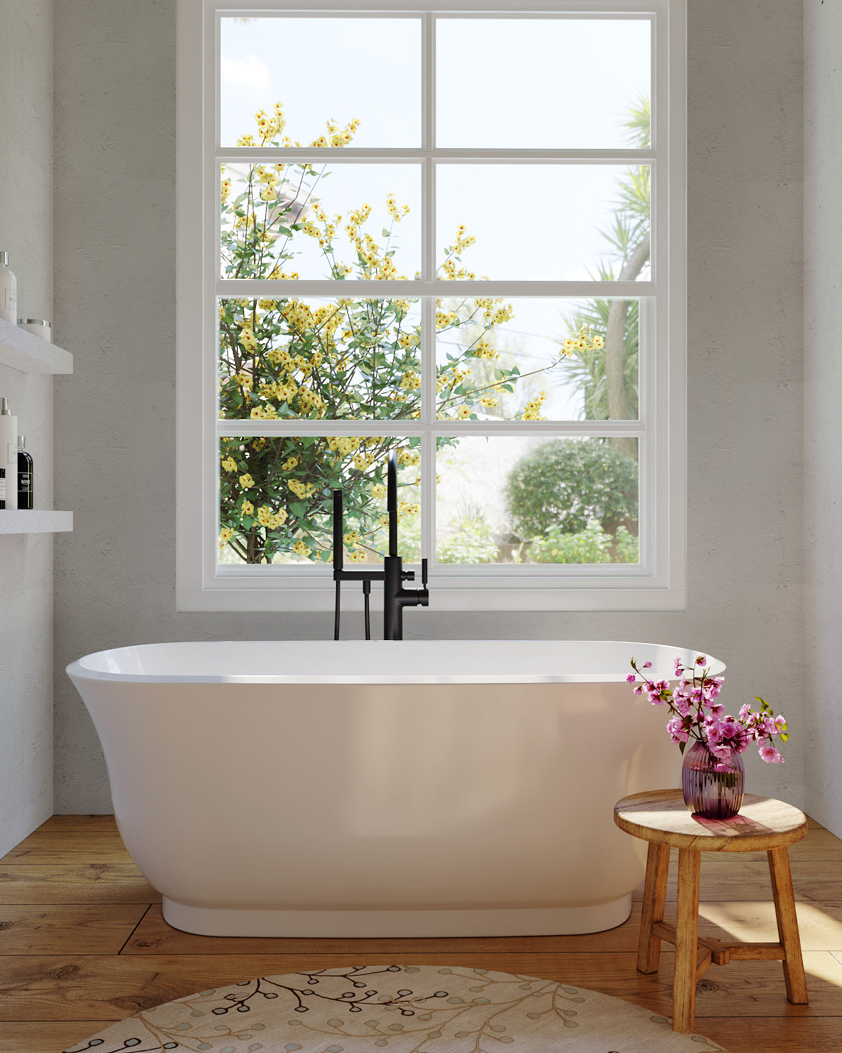 BADEN Freestanding Bathtub Overflow 1700mm/1500mm