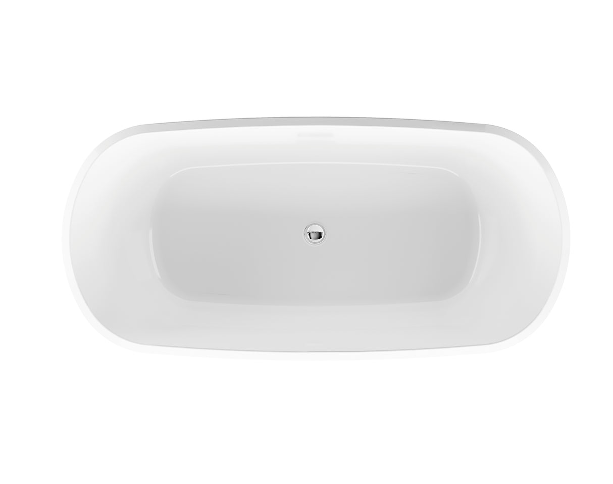 BADEN Freestanding Bathtub Overflow 1700mm/1500mm