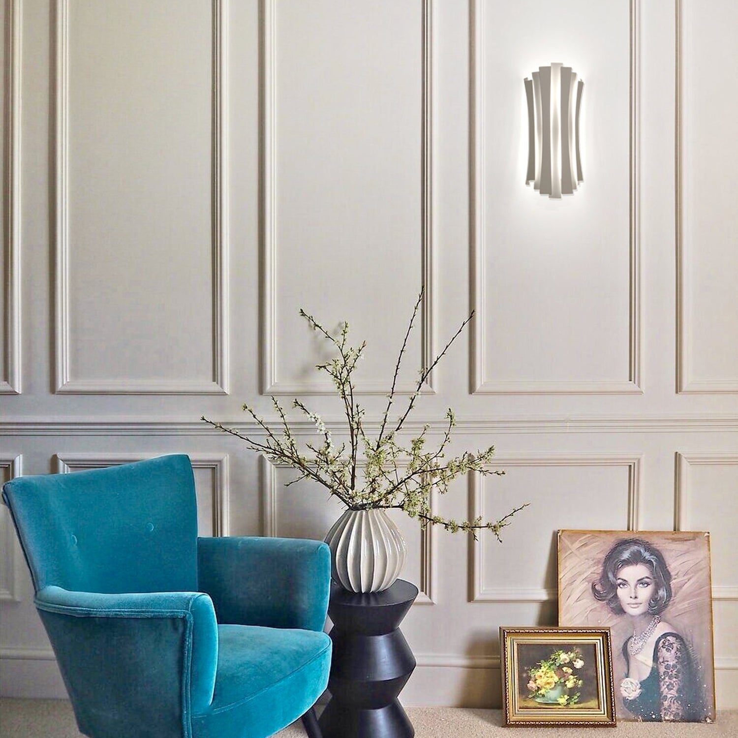 BAGOTA: City Series LED Tri-CCT Interior Curved Shape Dimmable Wall Light