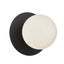 BALLE: Interior Round Opal Diffuser with Round Base Wall Lights
