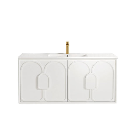 BALMORAL Mark II Wall Hung Vanity Matte White 