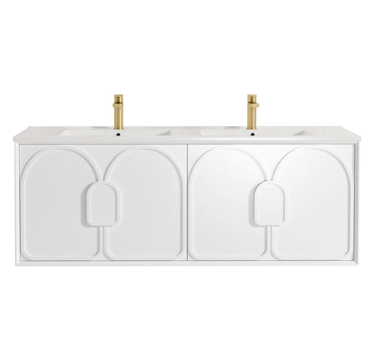 BALMORAL Mark II Wall Hung Vanity Matte White 