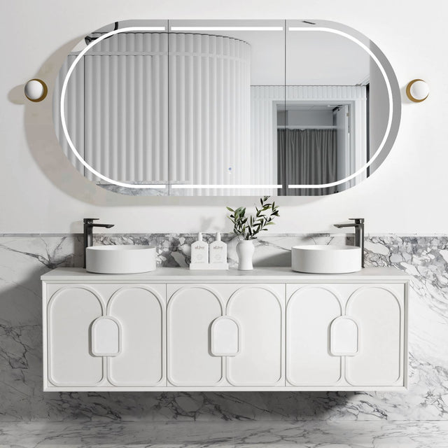 BALMORAL Mark II Wall Hung Vanity Matte White (All Sizes)