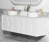 BALMORAL Mark II Wall Hung Vanity Matte White 