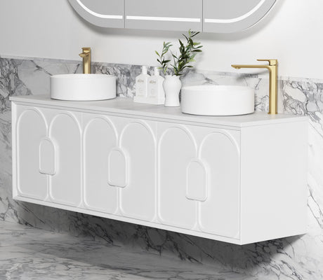 BALMORAL Mark II Wall Hung Vanity Matte White 