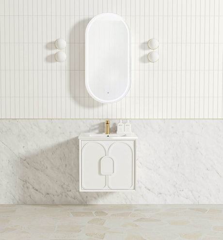 BALMORAL Mark II Wall Hung Vanity Matte White 
