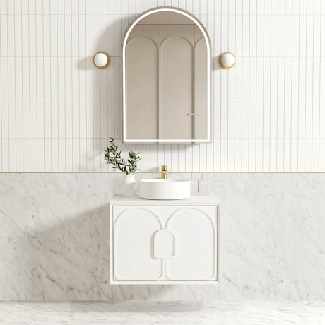 BALMORAL Mark II Wall Hung Vanity Matte White 