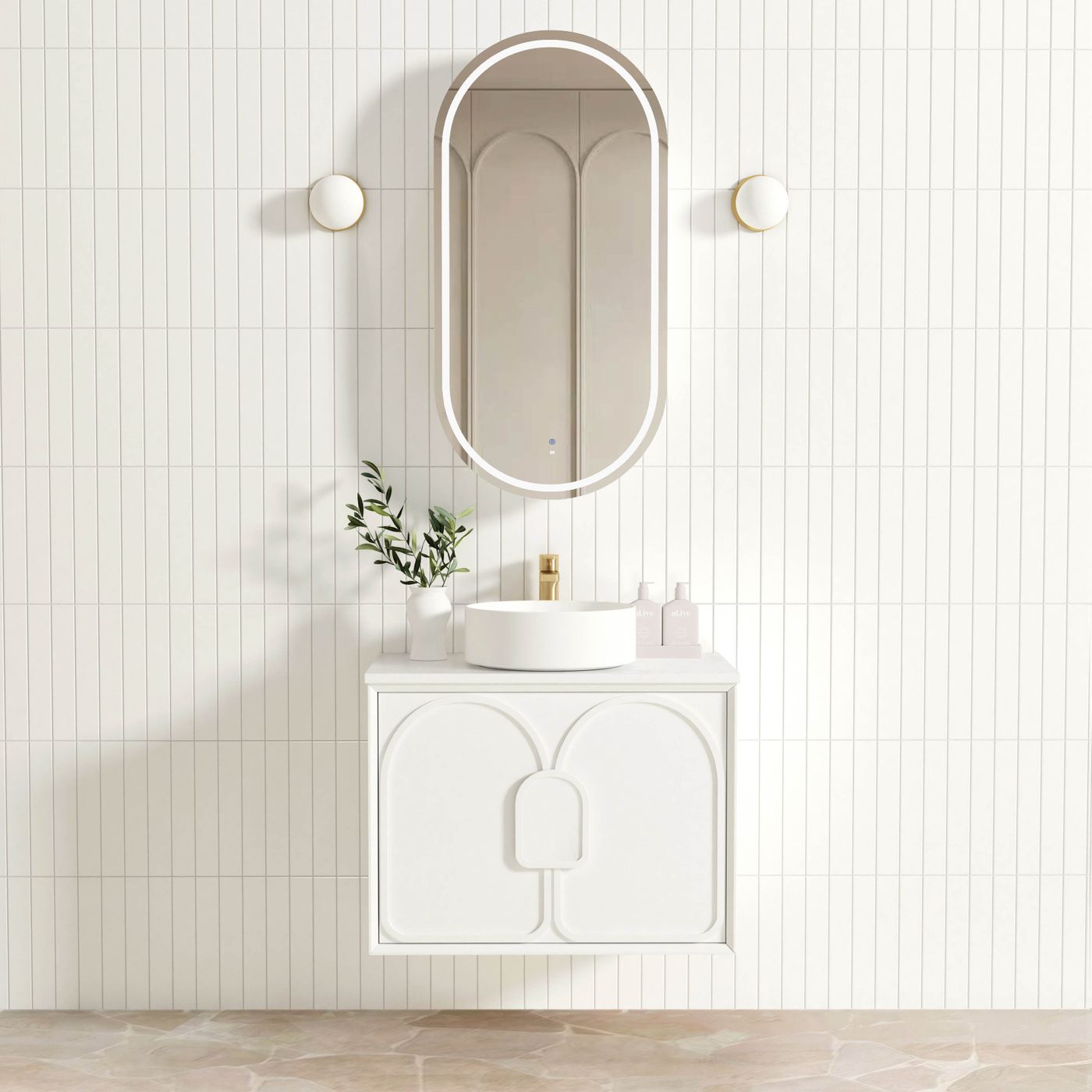 BALMORAL Mark II Wall Hung Vanity Matte White